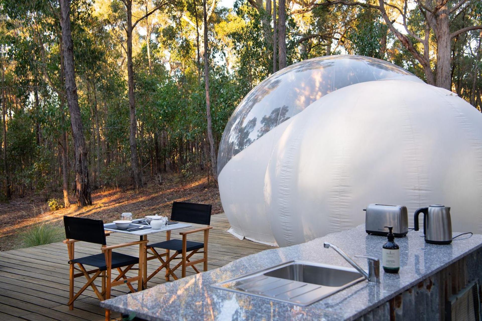 Skyview Bubbletent Eganstown Bagian luar foto