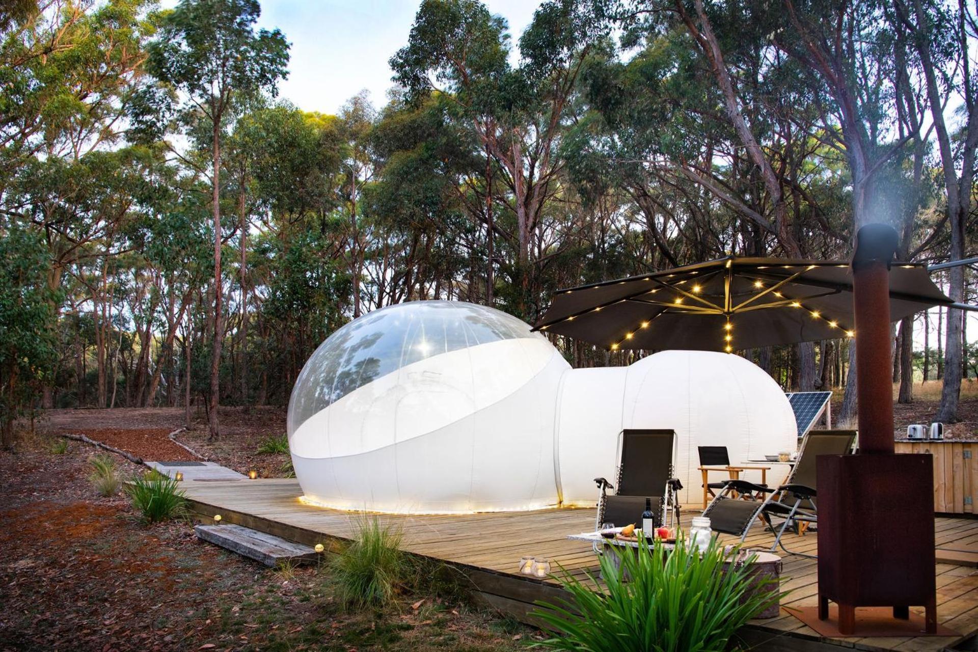 Skyview Bubbletent Eganstown Bagian luar foto